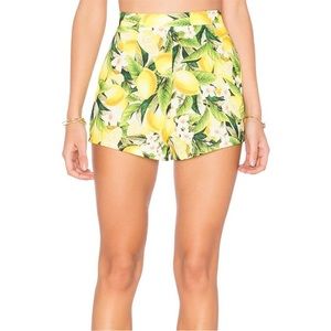 Show Me Your Mumu Lemon Stretch Shorts